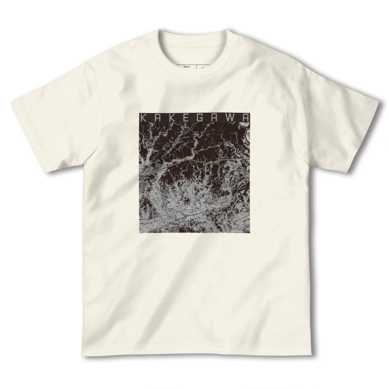 【掛川2(静岡県)】地図柄ヘビーウェイトTシャツ