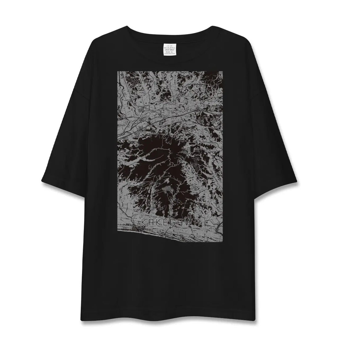 【掛川(静岡県)】地図柄ビッグシルエットTシャツ