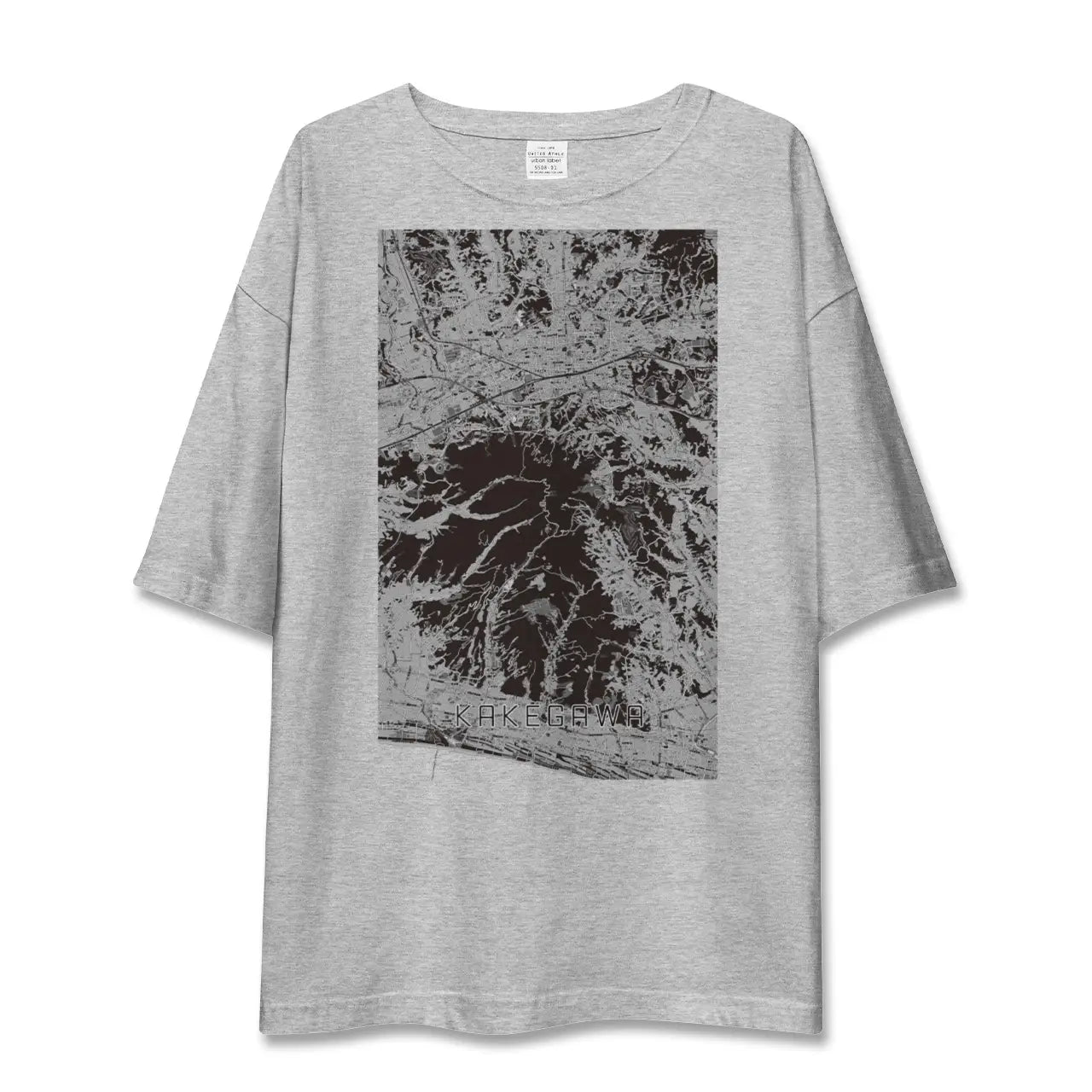 【掛川(静岡県)】地図柄ビッグシルエットTシャツ