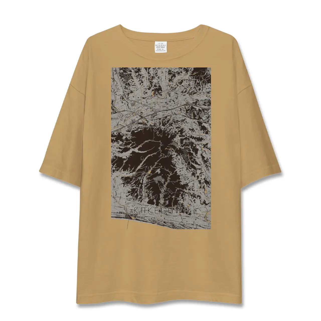 【掛川(静岡県)】地図柄ビッグシルエットTシャツ