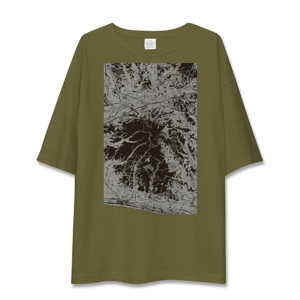 【掛川(静岡県)】地図柄ビッグシルエットTシャツ