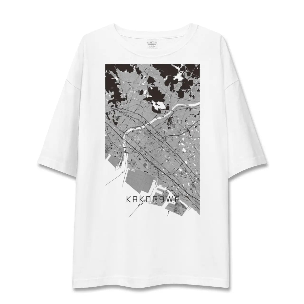 【加古川(兵庫県)】地図柄ビッグシルエットTシャツ