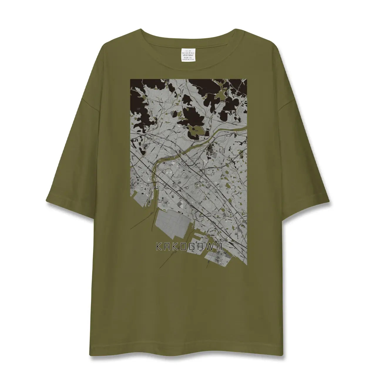 【加古川(兵庫県)】地図柄ビッグシルエットTシャツ