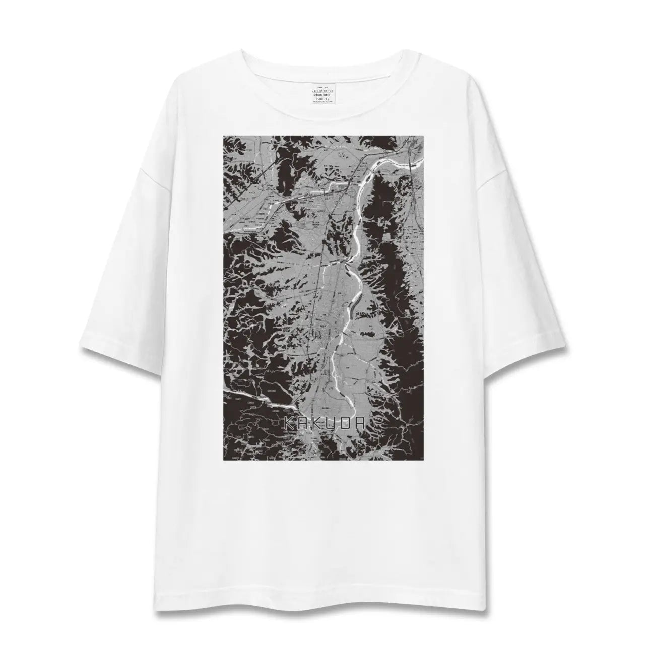【角田(宮城県)】地図柄ビッグシルエットTシャツ