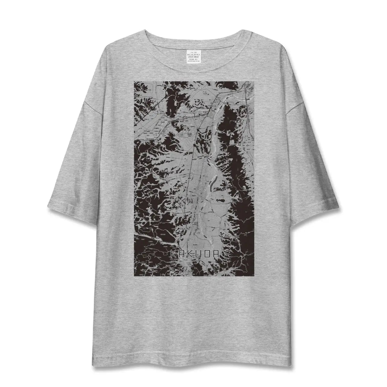 【角田(宮城県)】地図柄ビッグシルエットTシャツ