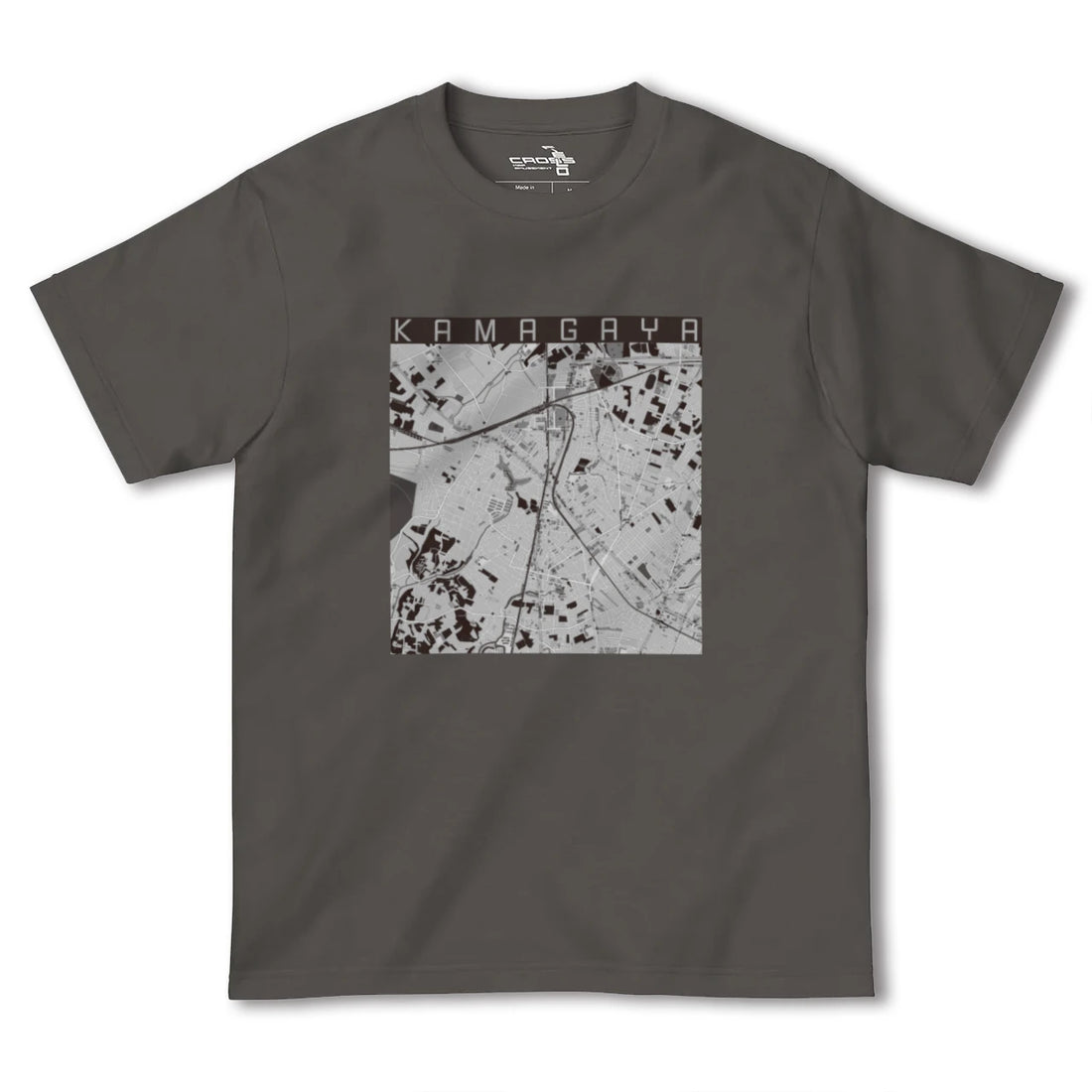 【鎌ケ谷(千葉県)】地図柄ヘビーウェイトTシャツ