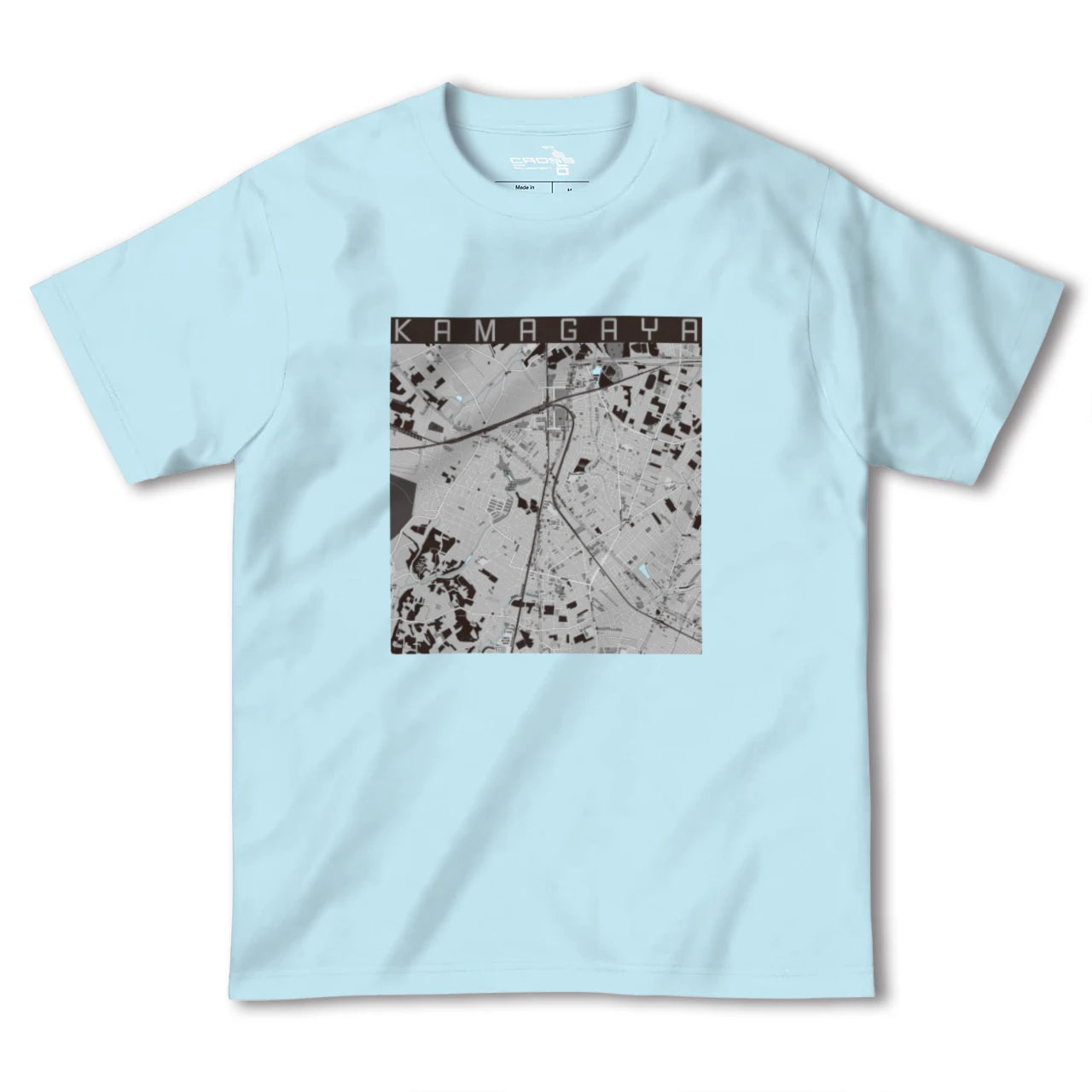 【鎌ケ谷(千葉県)】地図柄ヘビーウェイトTシャツ