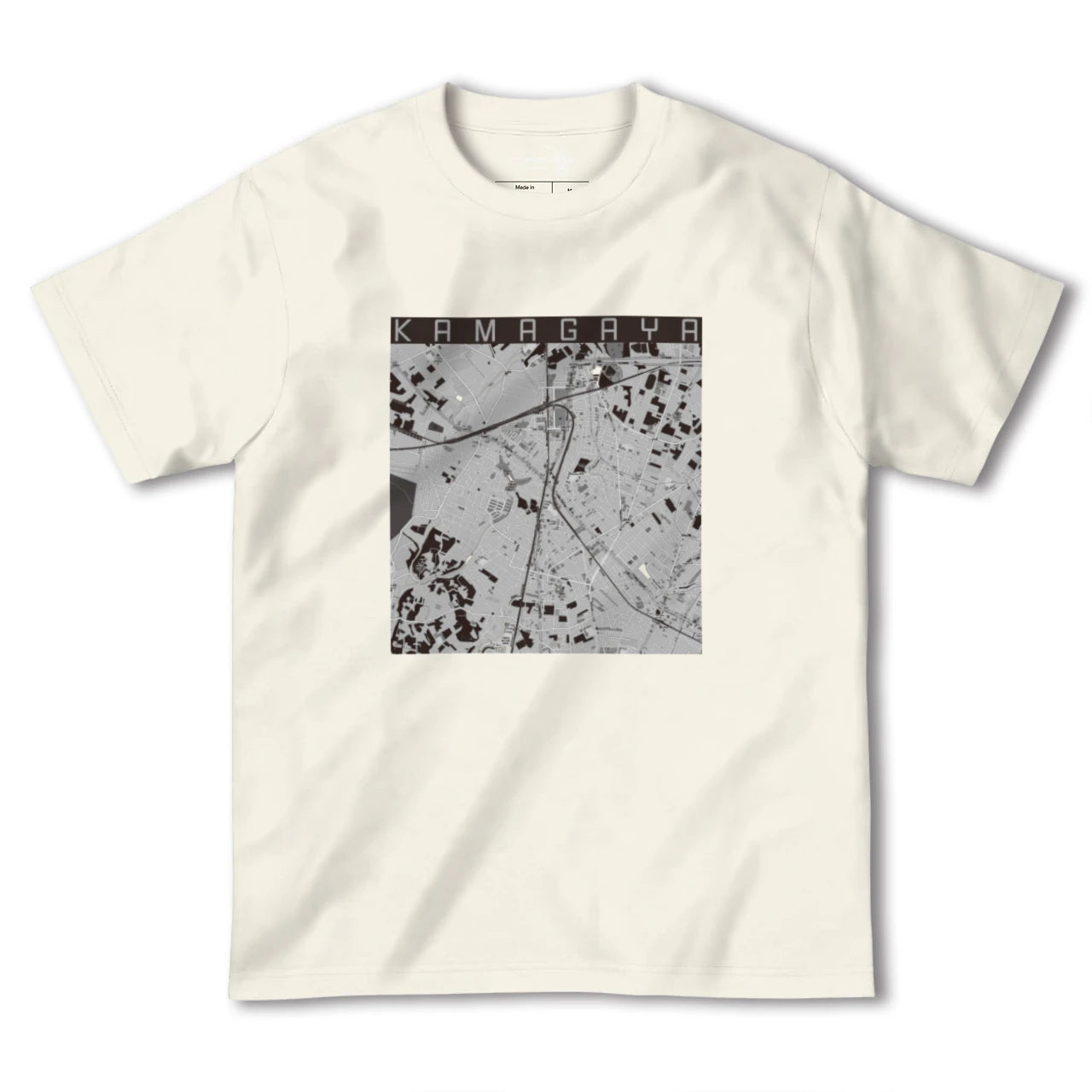 【鎌ケ谷(千葉県)】地図柄ヘビーウェイトTシャツ