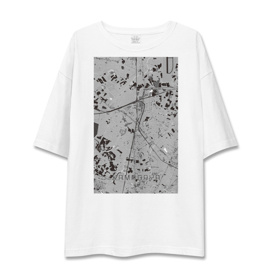 【鎌ケ谷(千葉県)】地図柄ビッグシルエットTシャツ