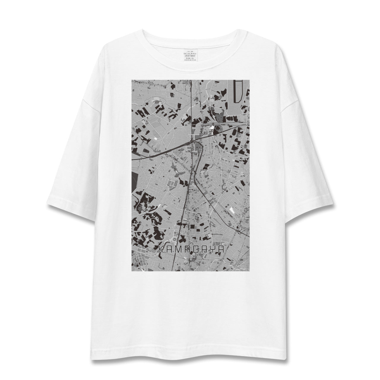 【鎌ケ谷(千葉県)】地図柄ビッグシルエットTシャツ