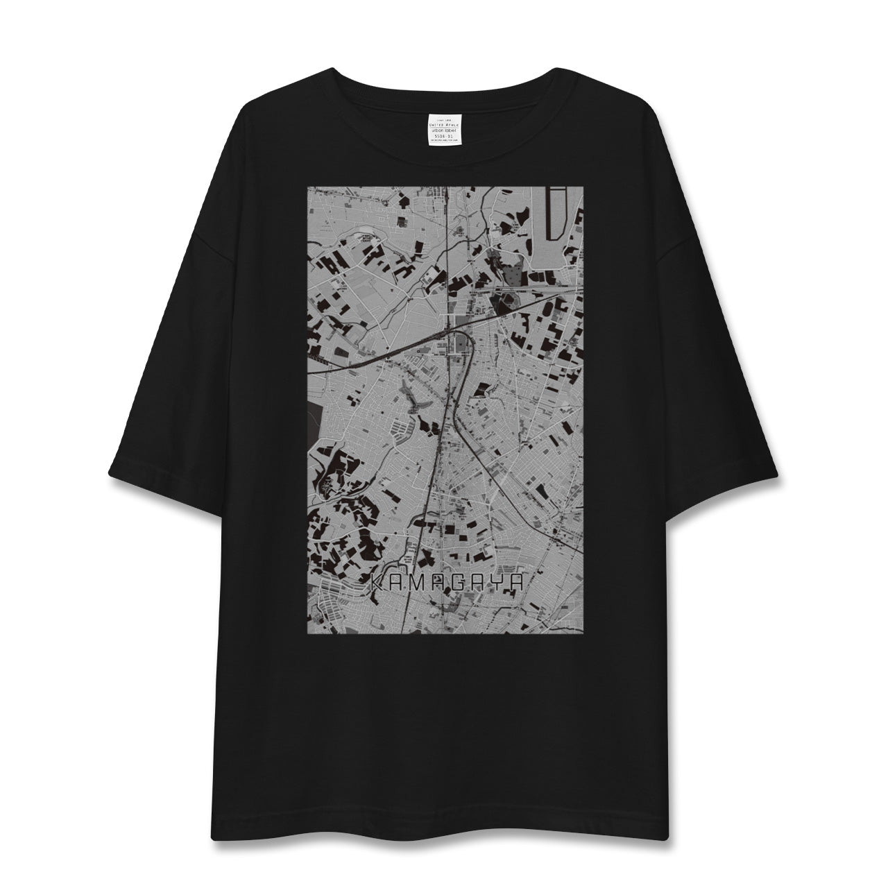 【鎌ケ谷(千葉県)】地図柄ビッグシルエットTシャツ