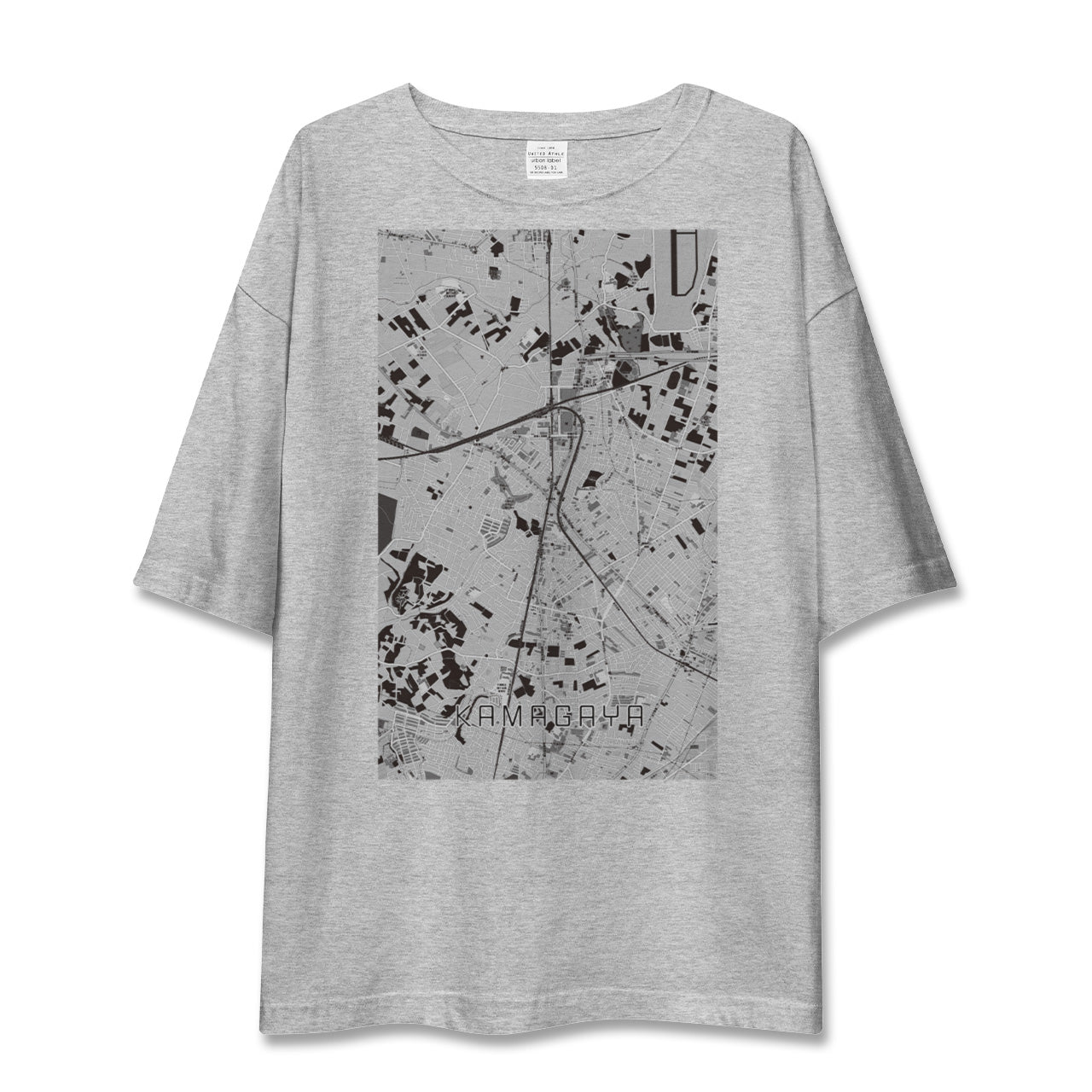 【鎌ケ谷(千葉県)】地図柄ビッグシルエットTシャツ