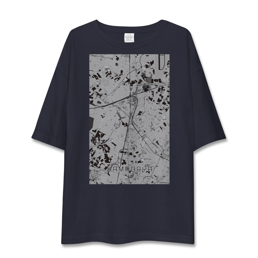 【鎌ケ谷(千葉県)】地図柄ビッグシルエットTシャツ