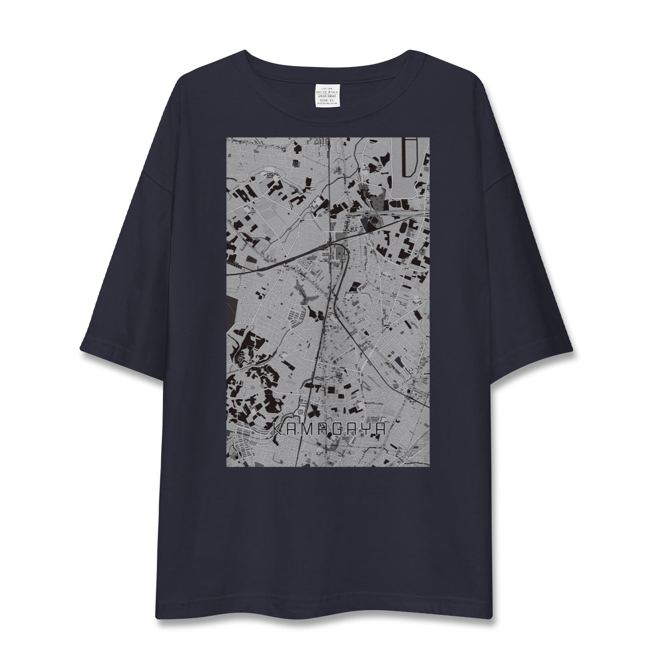 【鎌ケ谷(千葉県)】地図柄ビッグシルエットTシャツ
