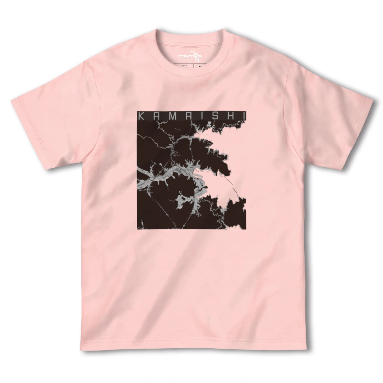 【釜石(岩手県)】地図柄ヘビーウェイトTシャツ