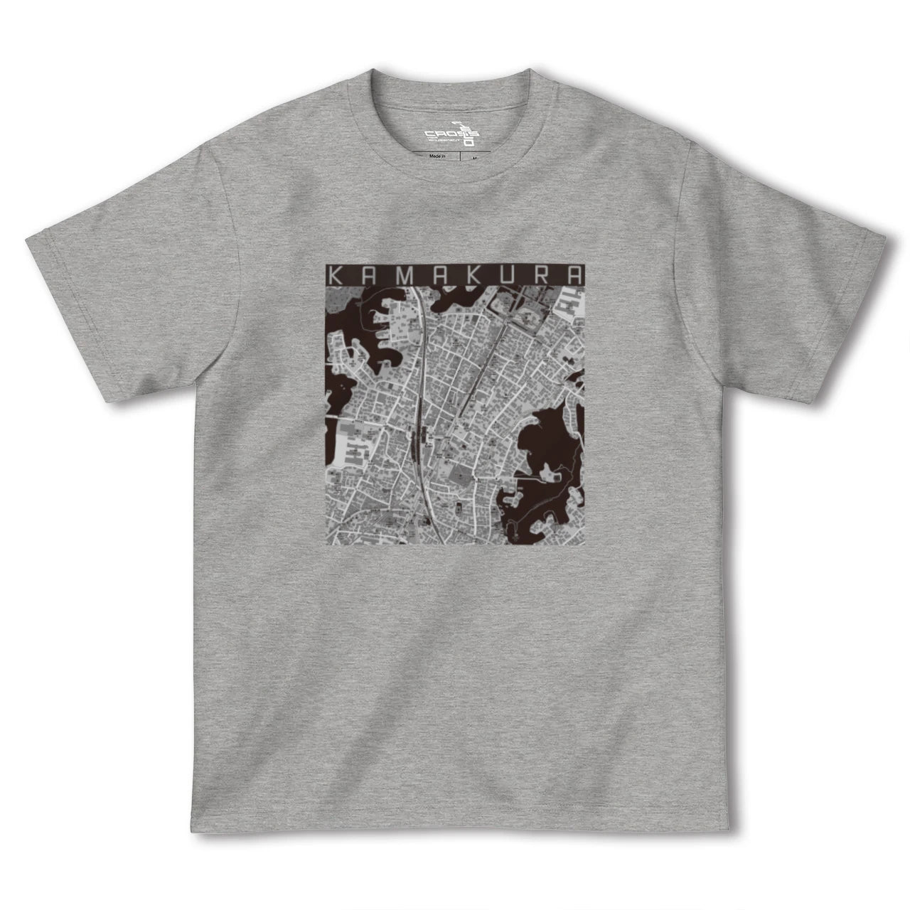 【鎌倉2(神奈川県)】地図柄ヘビーウェイトTシャツ