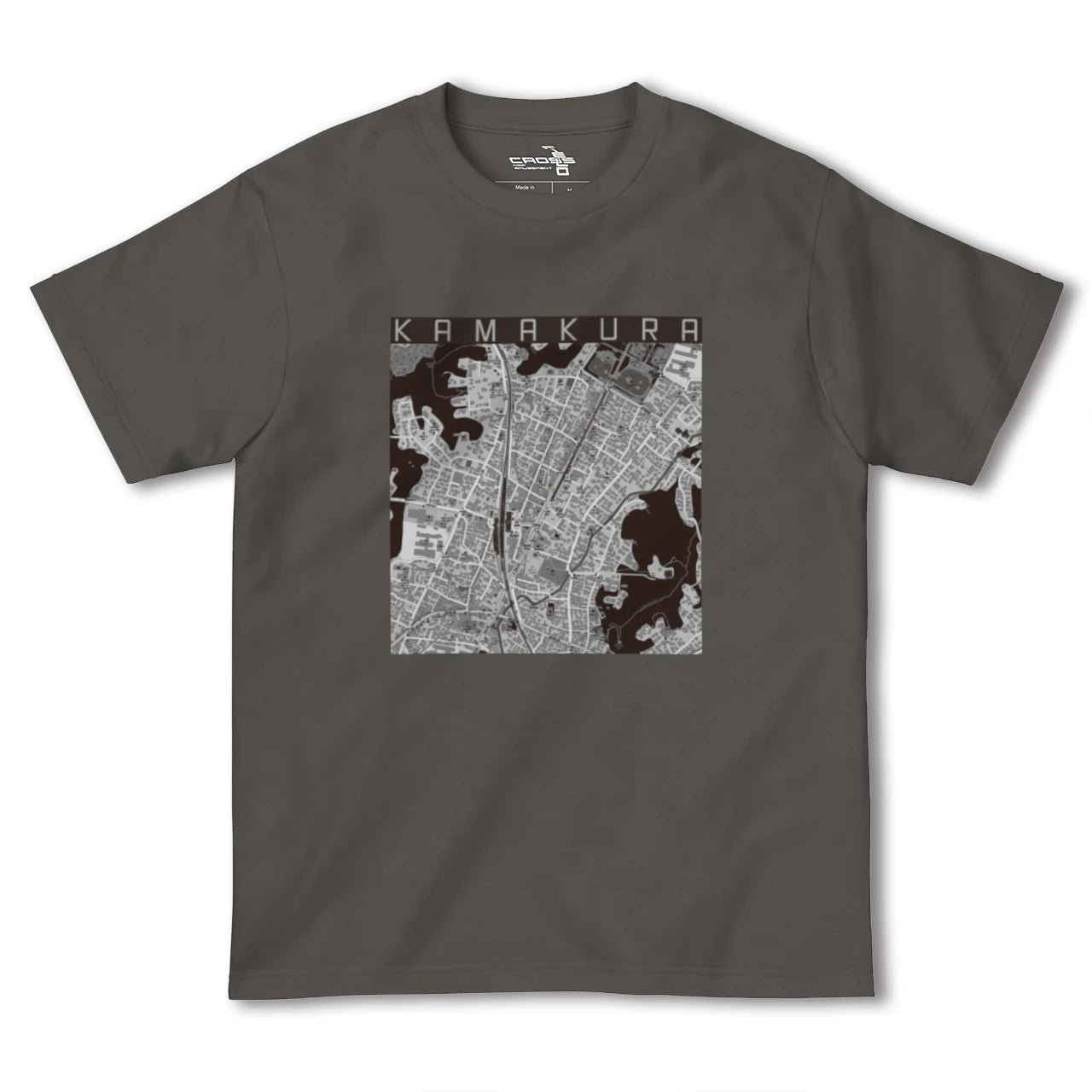 【鎌倉2(神奈川県)】地図柄ヘビーウェイトTシャツ