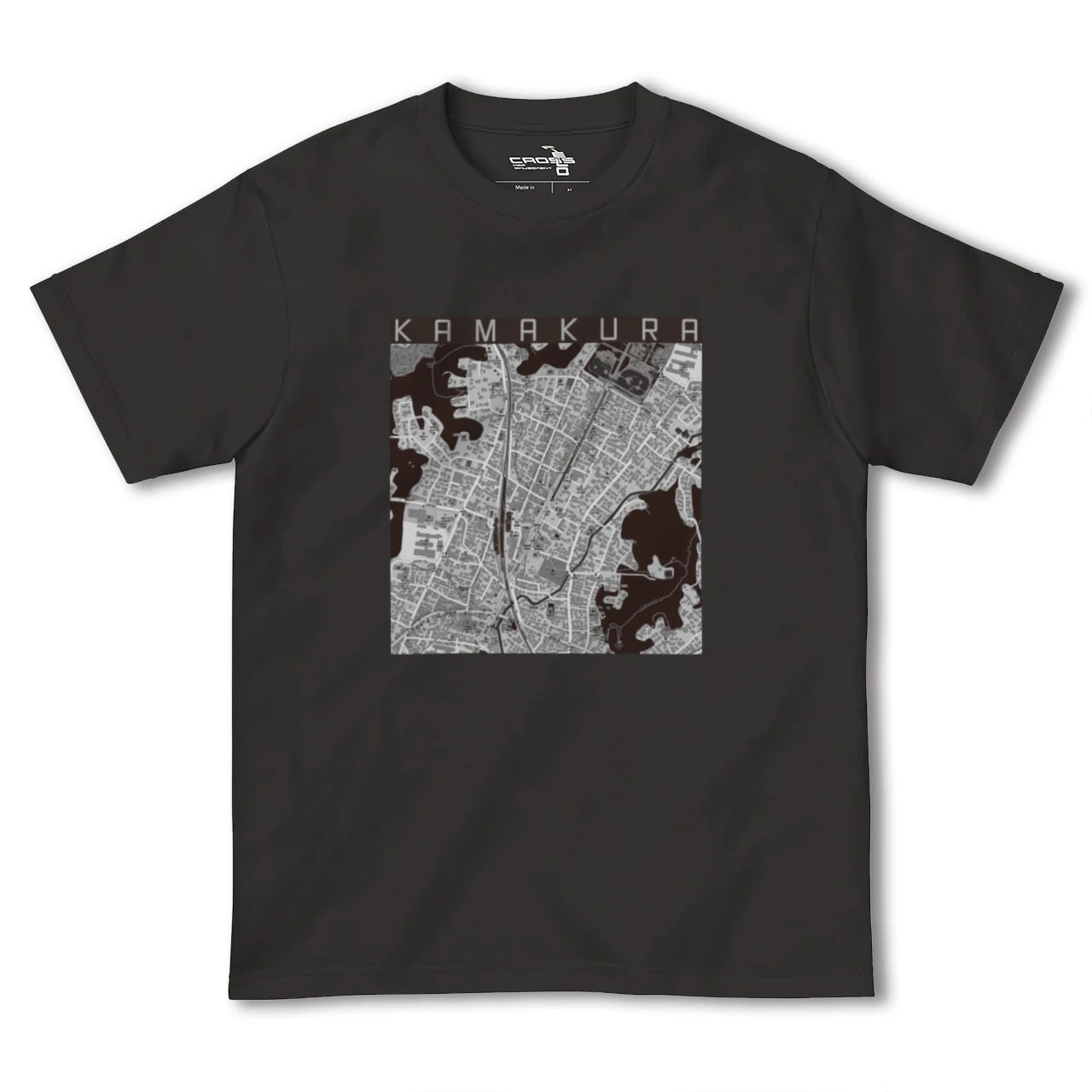 【鎌倉2(神奈川県)】地図柄ヘビーウェイトTシャツ