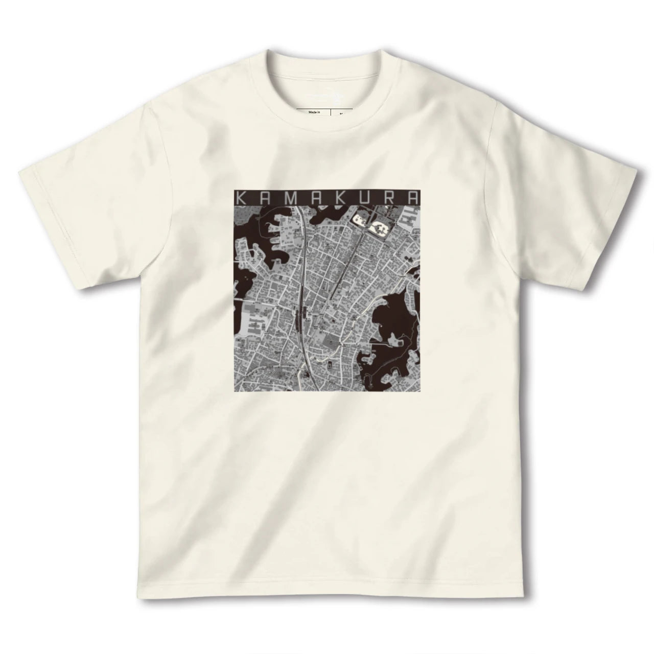【鎌倉2(神奈川県)】地図柄ヘビーウェイトTシャツ