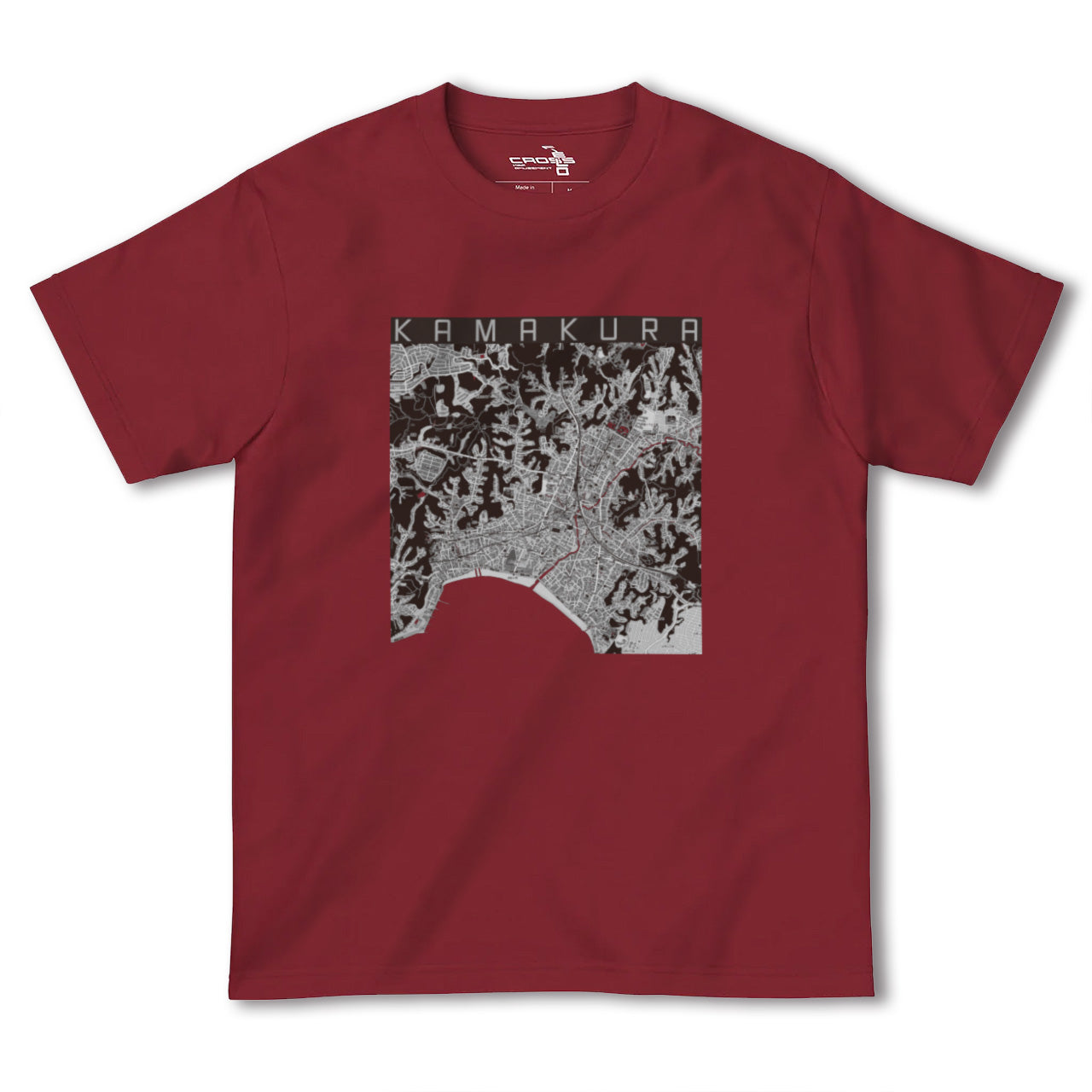 【鎌倉(神奈川県)】地図柄ヘビーウェイトTシャツ