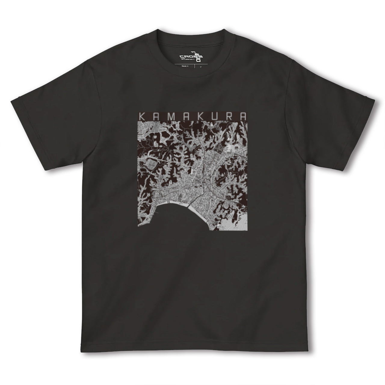 【鎌倉(神奈川県)】地図柄ヘビーウェイトTシャツ
