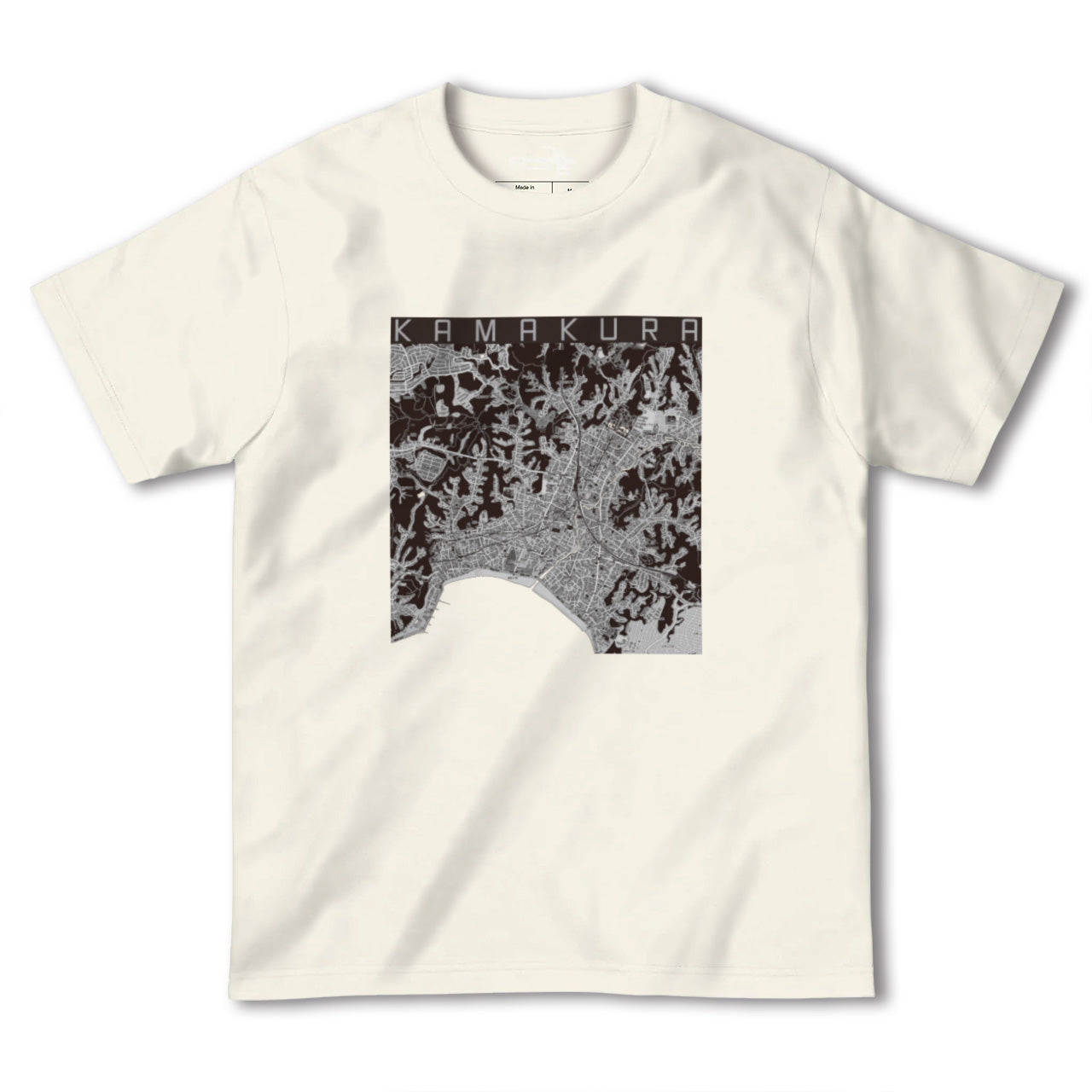 【鎌倉(神奈川県)】地図柄ヘビーウェイトTシャツ