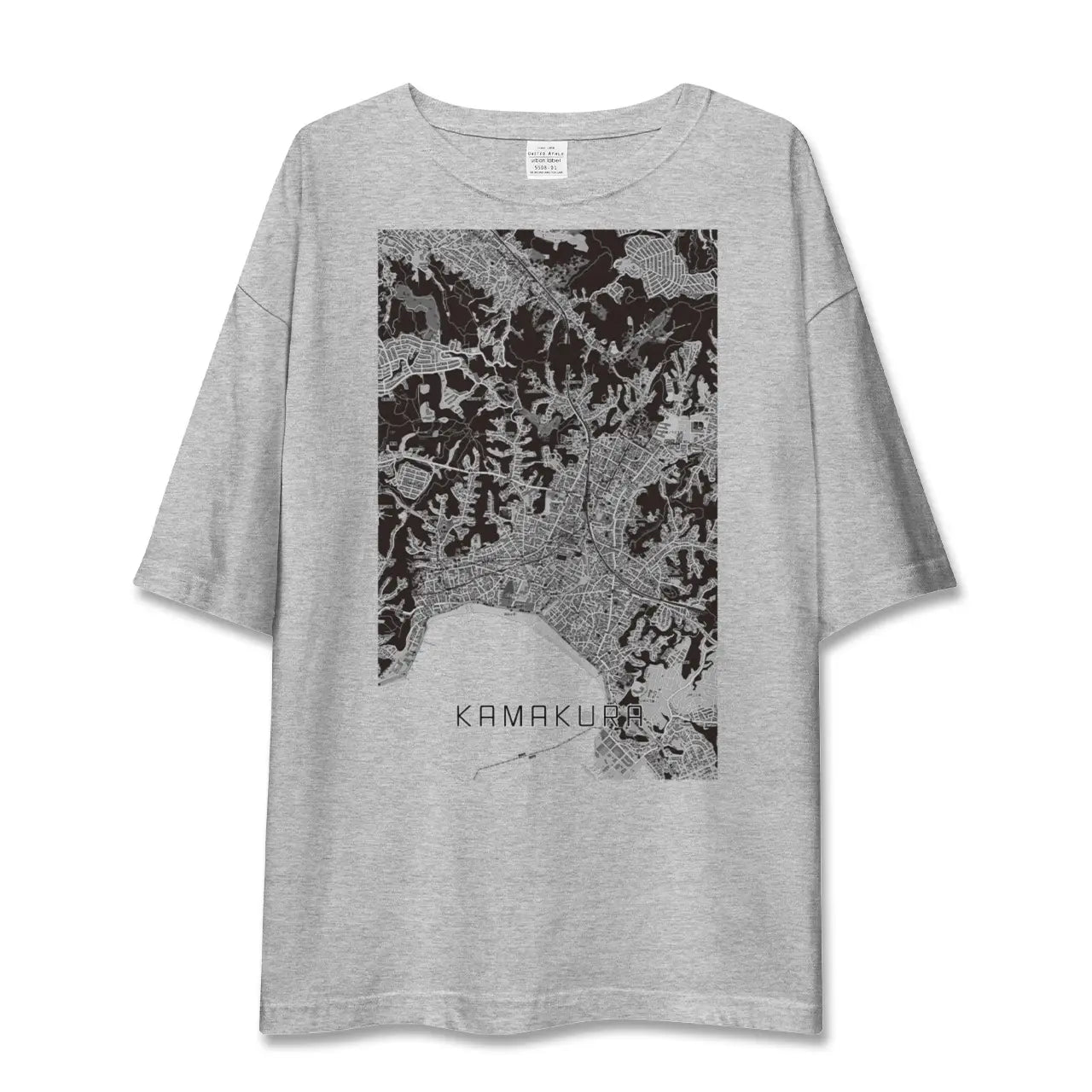 【鎌倉(神奈川県)】地図柄ビッグシルエットTシャツ