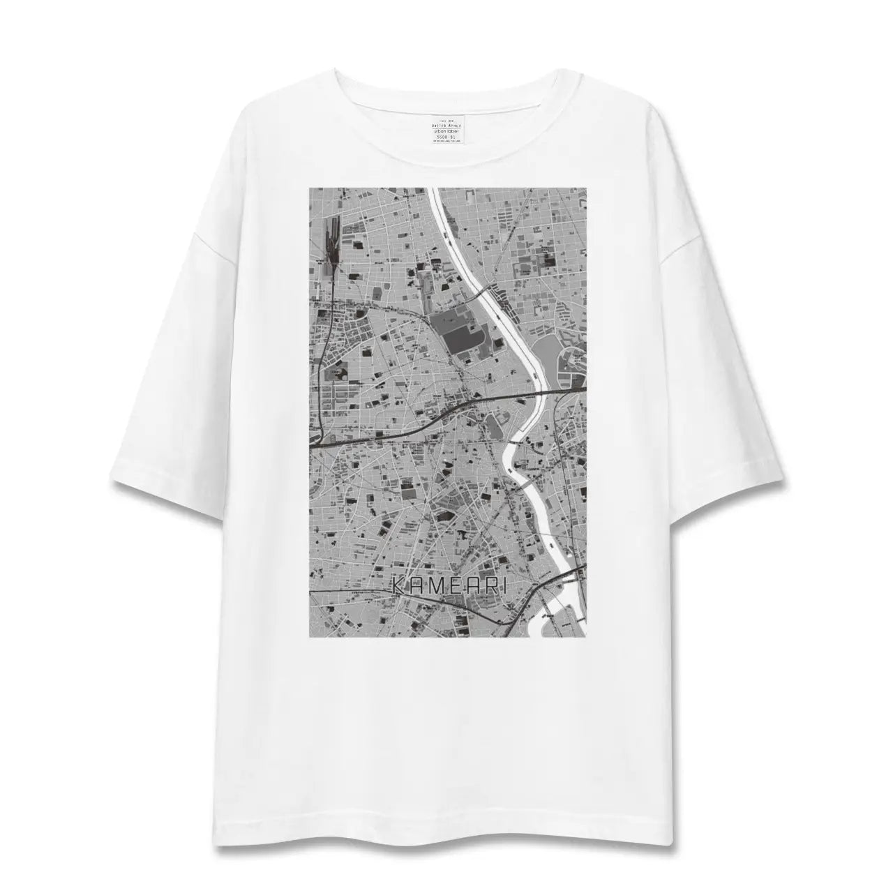 【亀有(東京都)】地図柄ビッグシルエットTシャツ