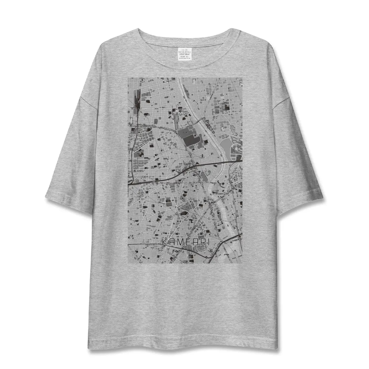【亀有(東京都)】地図柄ビッグシルエットTシャツ