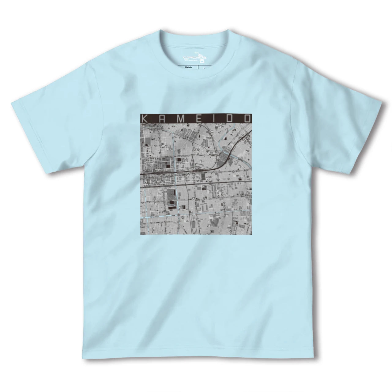 【亀戸(東京都)】地図柄ヘビーウェイトTシャツ