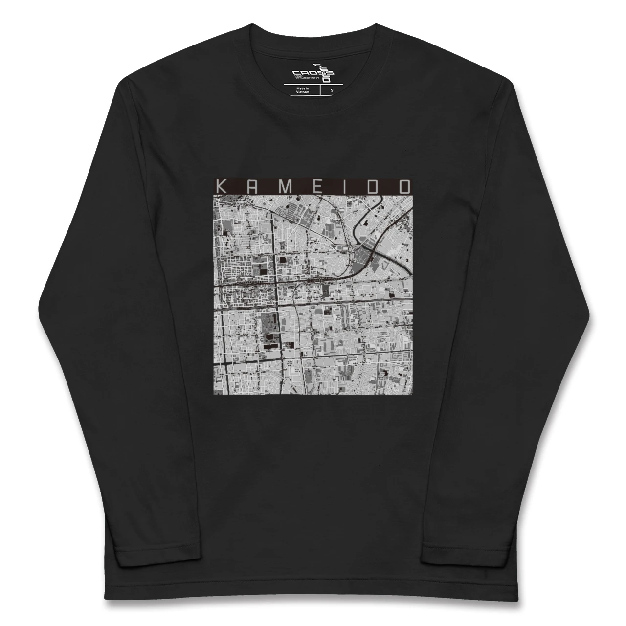 【亀戸(東京都)】地図柄ロングスリーブTシャツ