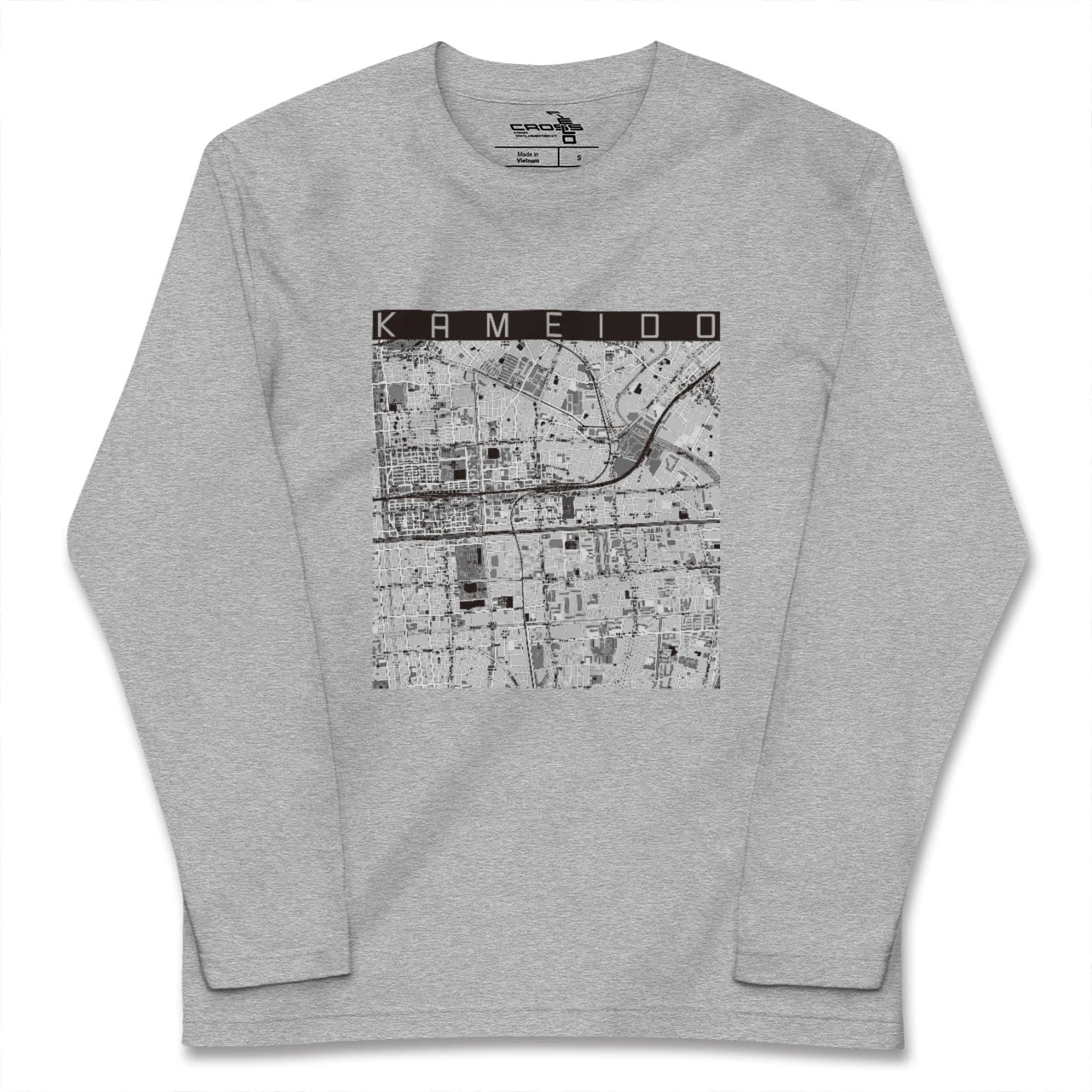 【亀戸(東京都)】地図柄ロングスリーブTシャツ