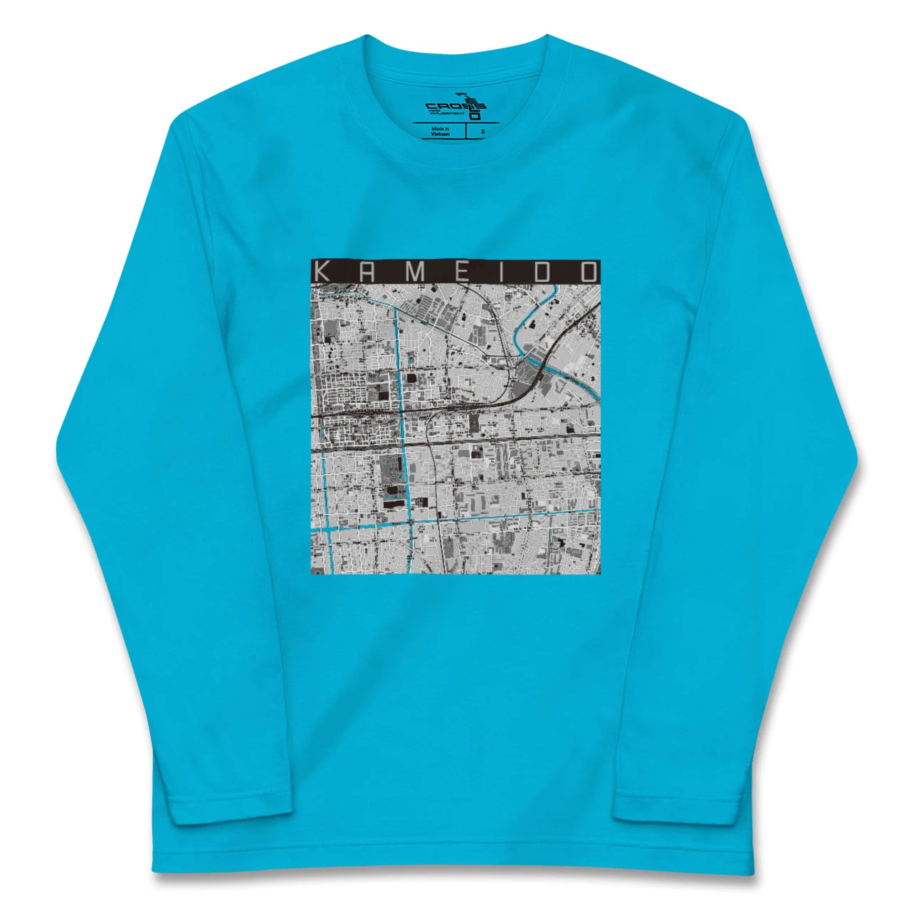 【亀戸(東京都)】地図柄ロングスリーブTシャツ