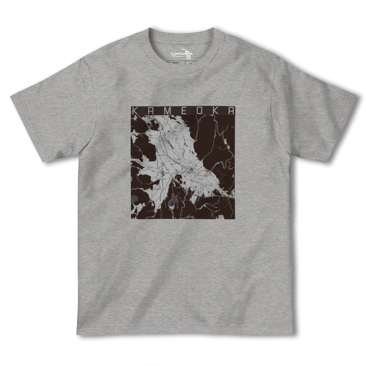 【亀岡(京都府)】地図柄ヘビーウェイトTシャツ