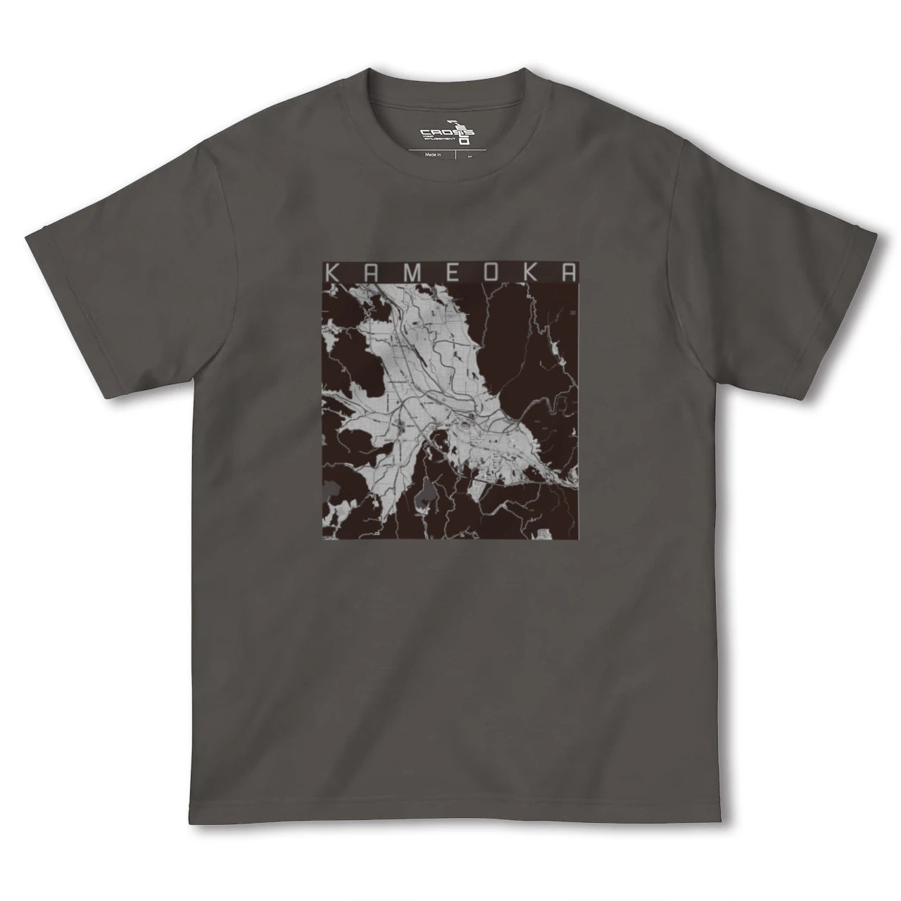 【亀岡(京都府)】地図柄ヘビーウェイトTシャツ