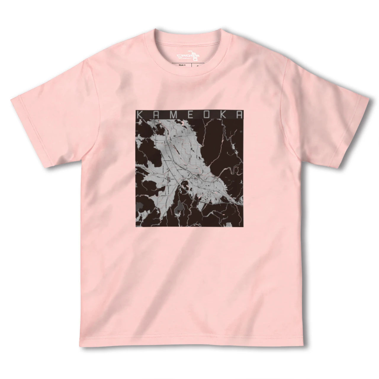 【亀岡(京都府)】地図柄ヘビーウェイトTシャツ
