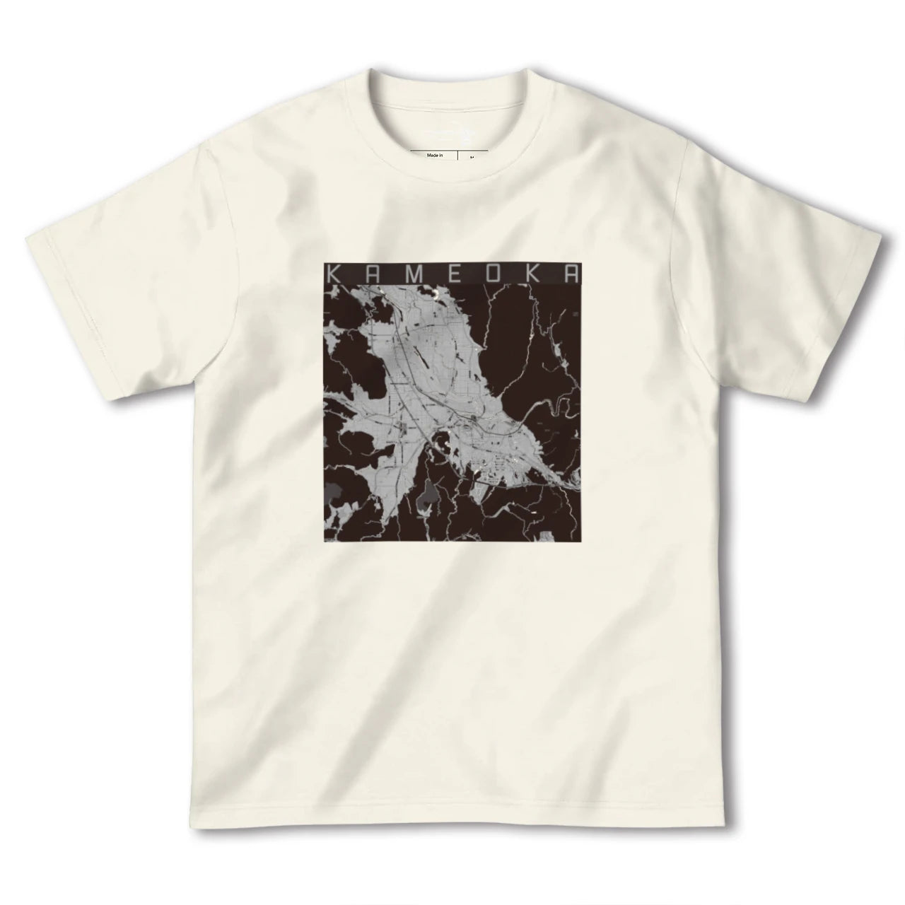 【亀岡(京都府)】地図柄ヘビーウェイトTシャツ
