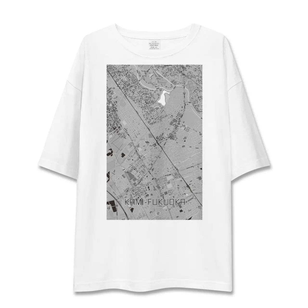 【上福岡(埼玉県)】地図柄ビッグシルエットTシャツ