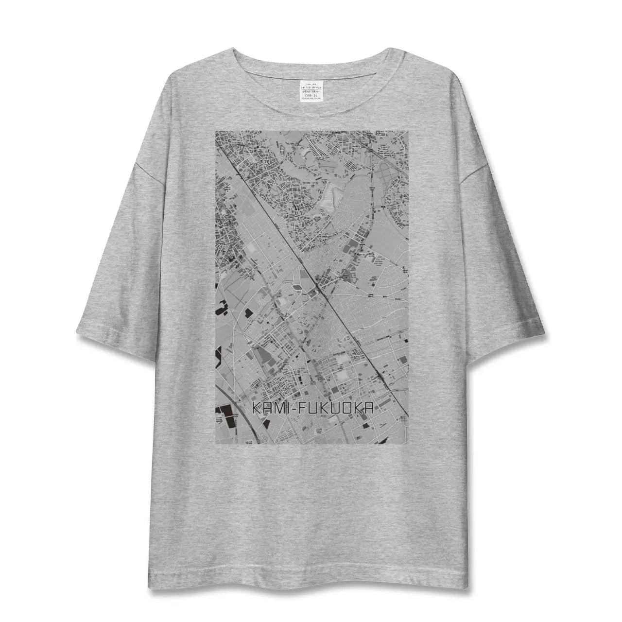 【上福岡(埼玉県)】地図柄ビッグシルエットTシャツ
