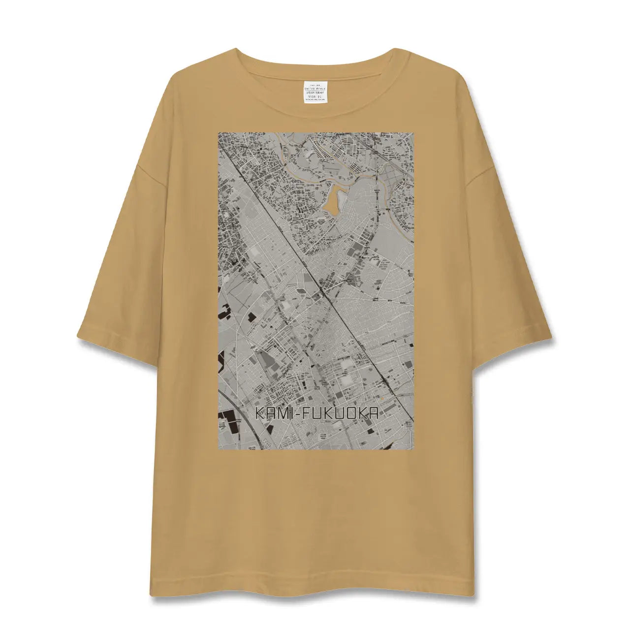 【上福岡(埼玉県)】地図柄ビッグシルエットTシャツ