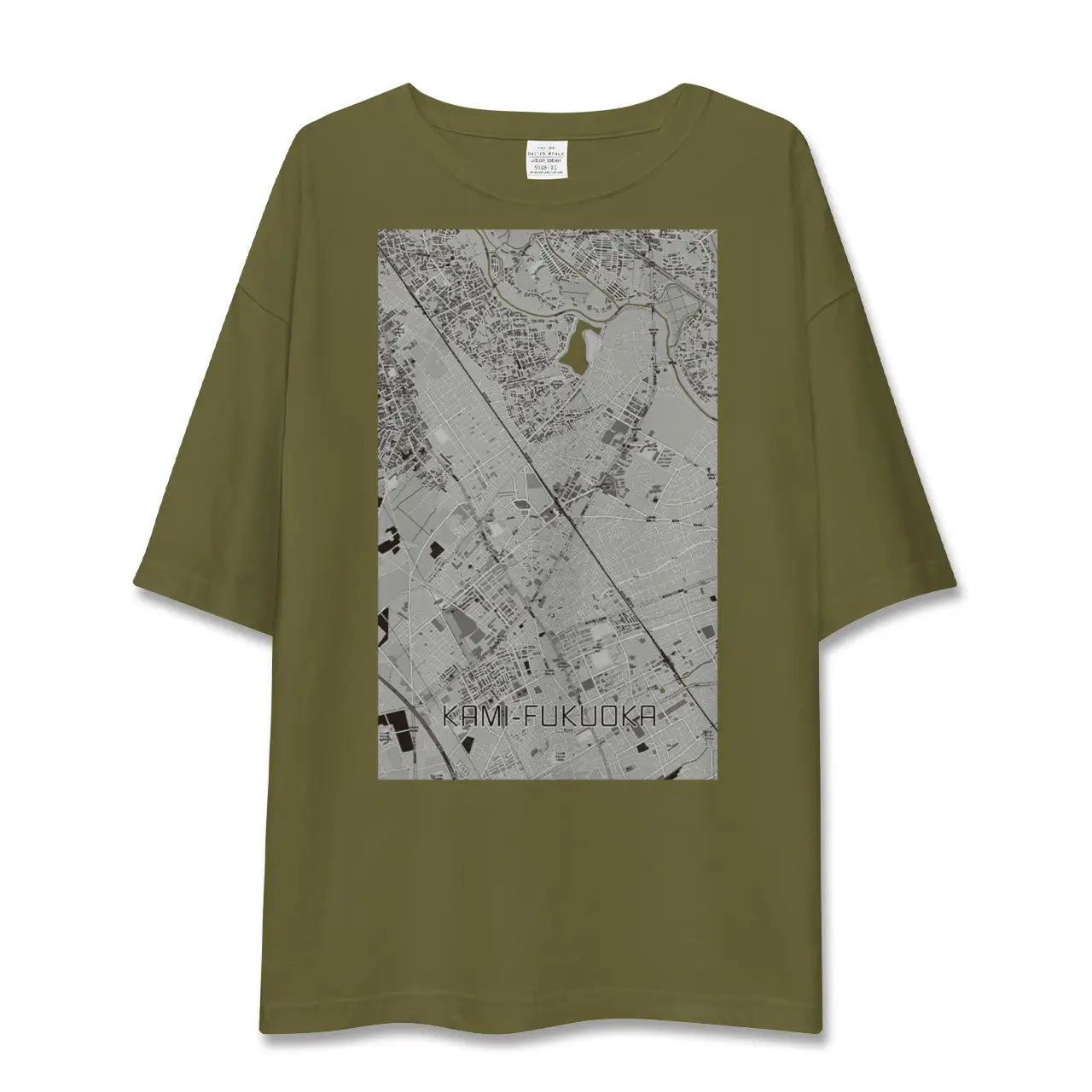 【上福岡(埼玉県)】地図柄ビッグシルエットTシャツ