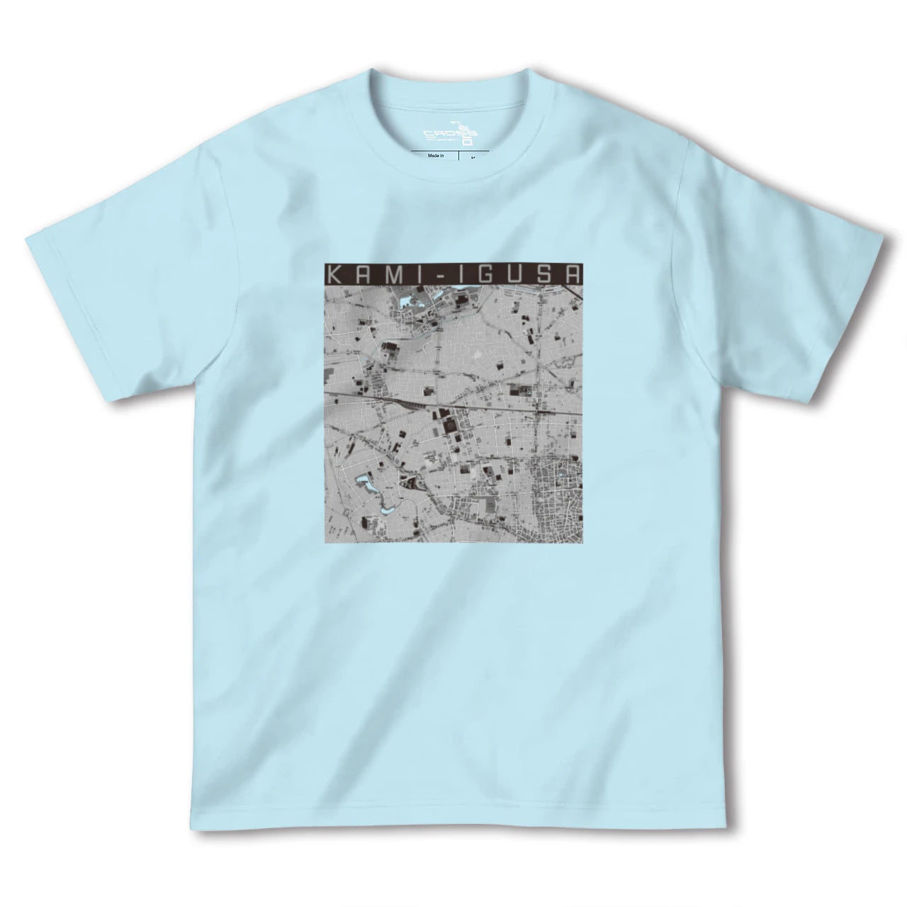 【上井草(東京都)】地図柄ヘビーウェイトTシャツ