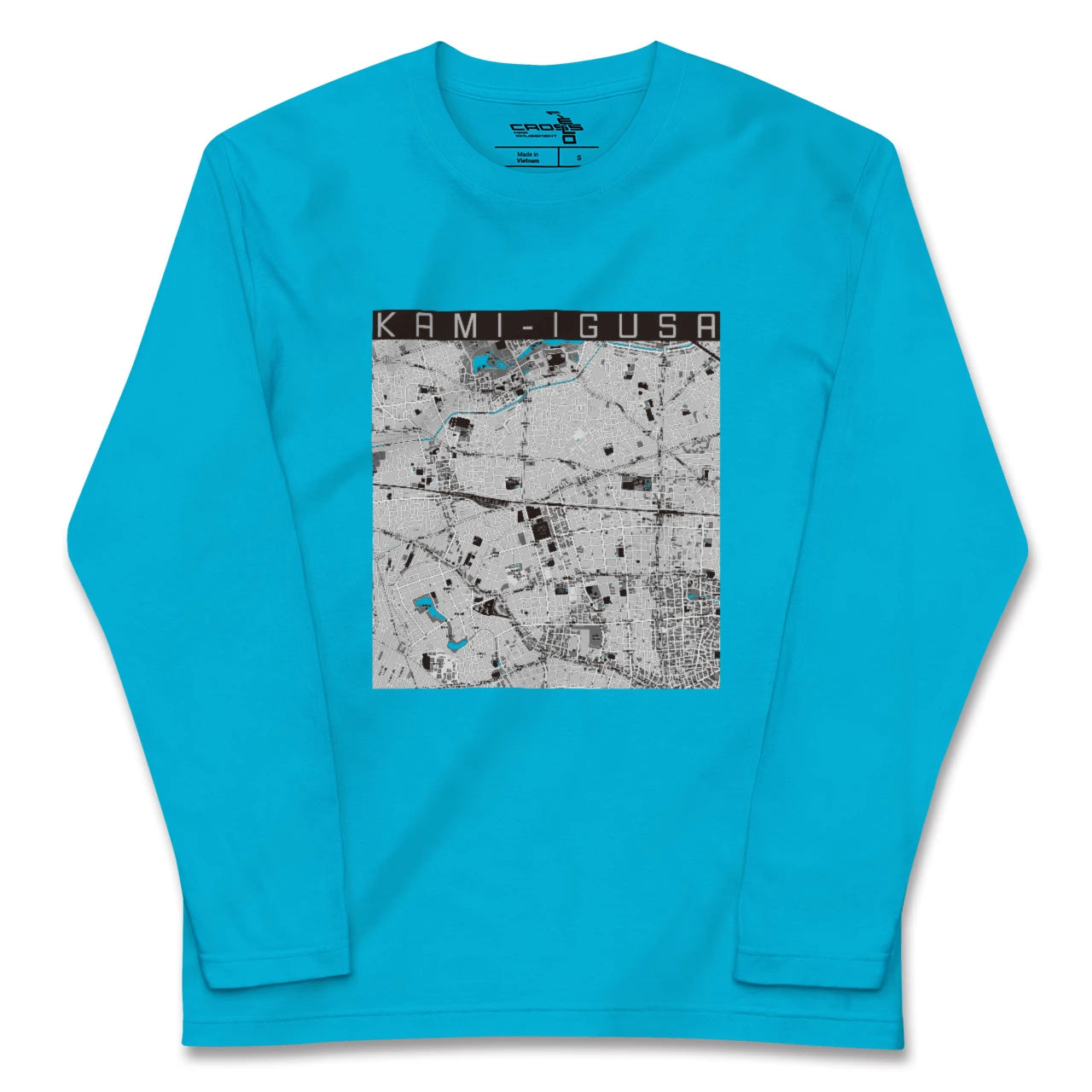 【上井草(東京都)】地図柄ロングスリーブTシャツ