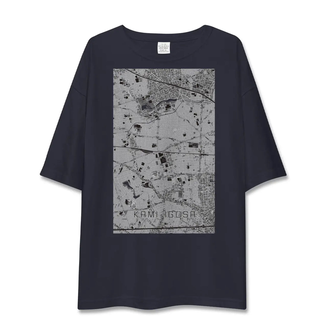 【上井草(東京都)】地図柄ビッグシルエットTシャツ