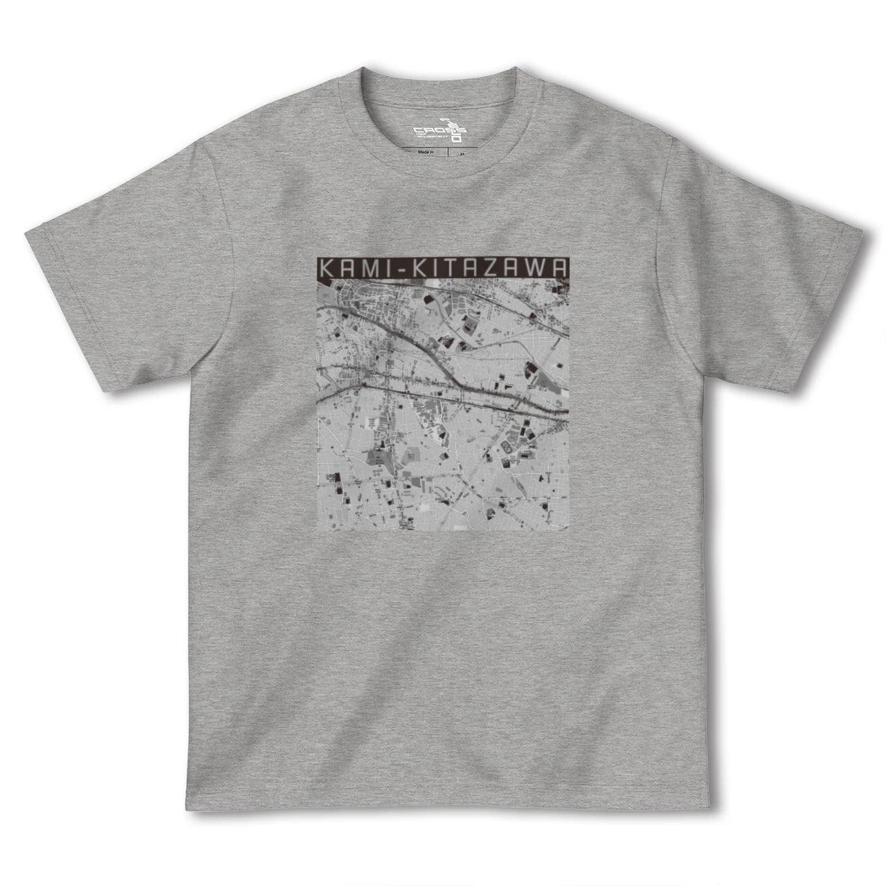【上北沢(東京都)】地図柄ヘビーウェイトTシャツ