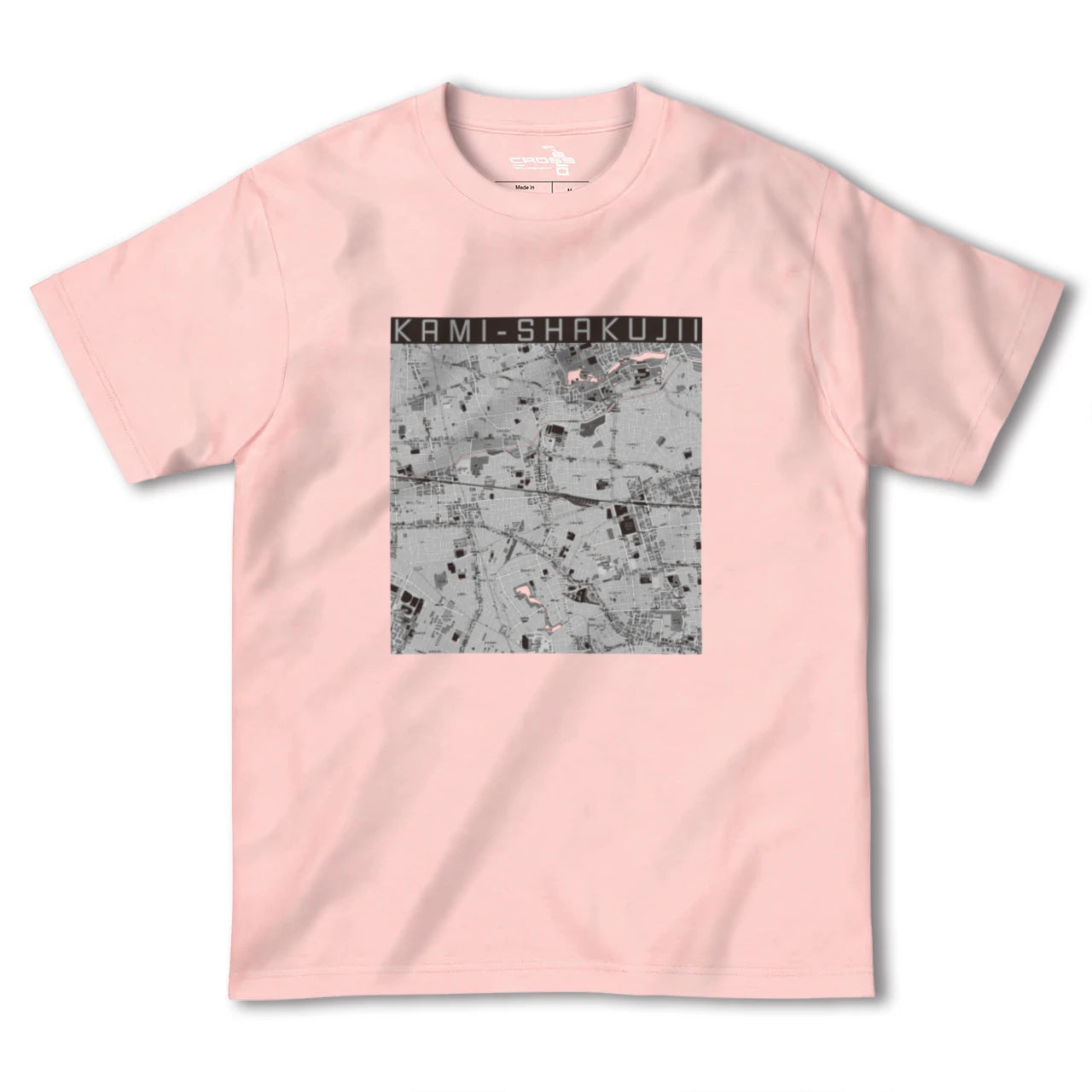 【上石神井(東京都)】地図柄ヘビーウェイトTシャツ