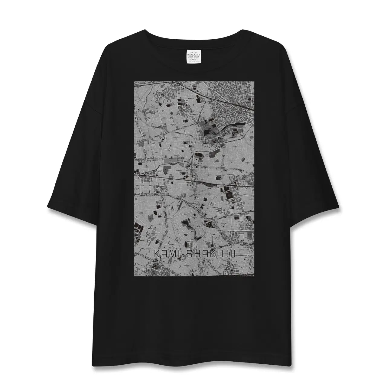 【上石神井(東京都)】地図柄ビッグシルエットTシャツ