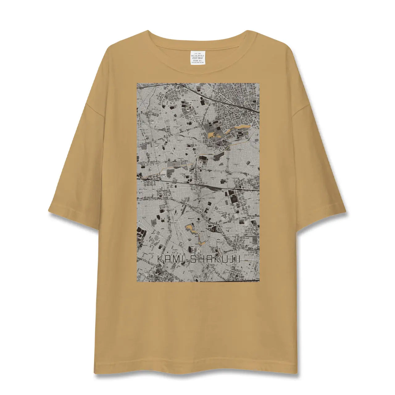 【上石神井(東京都)】地図柄ビッグシルエットTシャツ