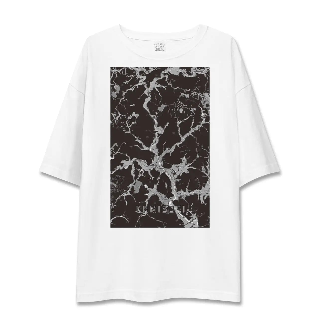 【上郡(兵庫県)】地図柄ビッグシルエットTシャツ