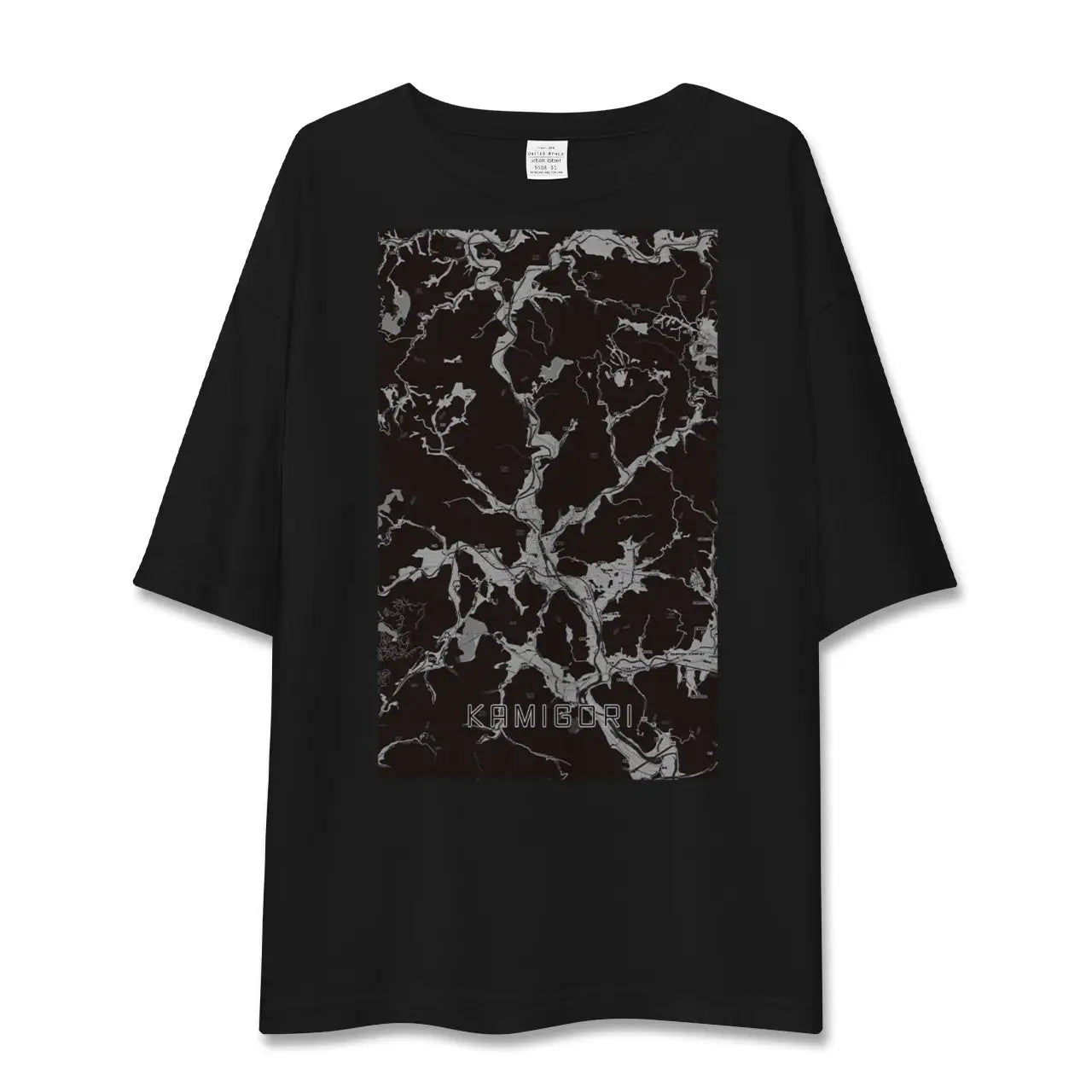 【上郡(兵庫県)】地図柄ビッグシルエットTシャツ